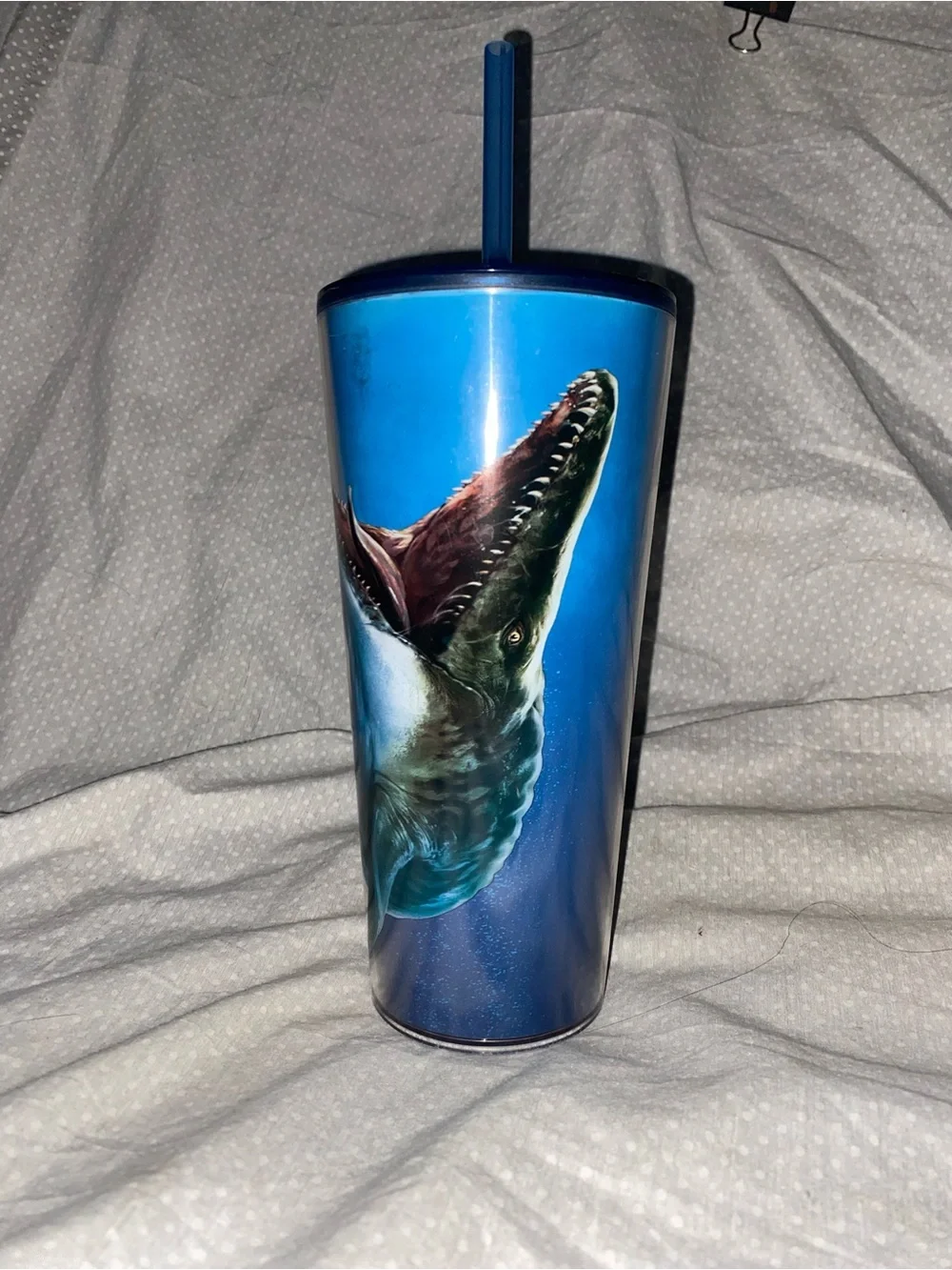 Jurassic world rebirth mosasaurus tumbler